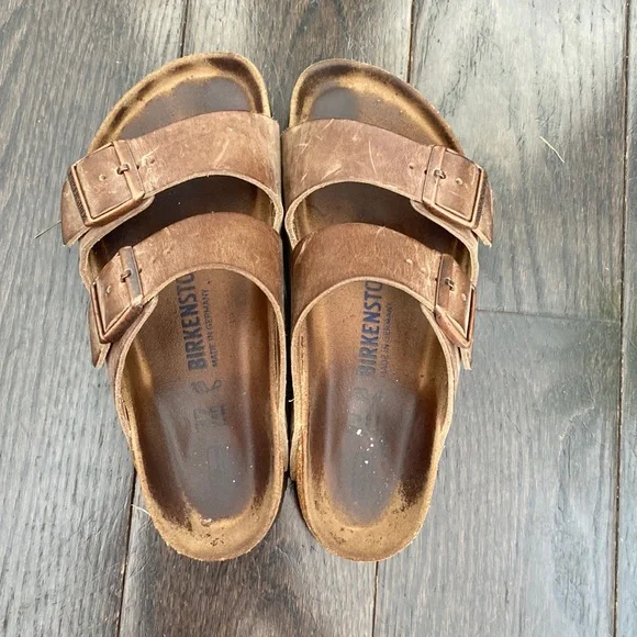 Birkenstock | Shoes | Birkenstock Brown Leather Sandals  display picture 3